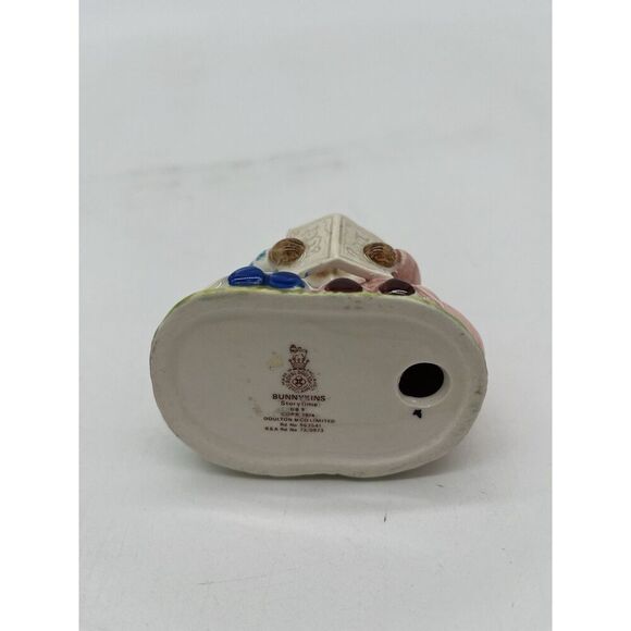 Bunnykins Royal Doulton Rabbit Storytime Figurine DB 9 Golden Jubilee 1984 LE - Picture 2 of 5